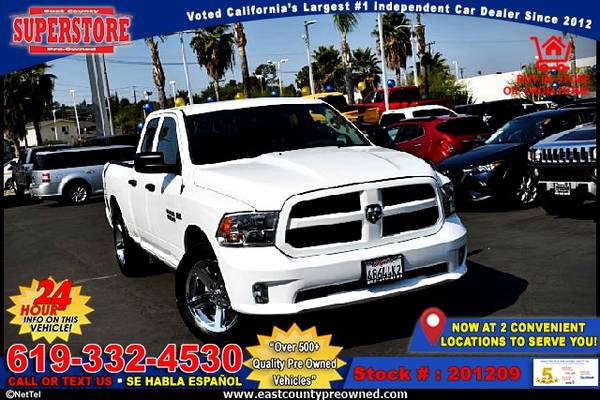 2017 RAM 1500 EXPRESS TRUCK-EZ FINANCING-LOW DOWN! - cars & trucks -... for sale in El Cajon, CA – photo 5