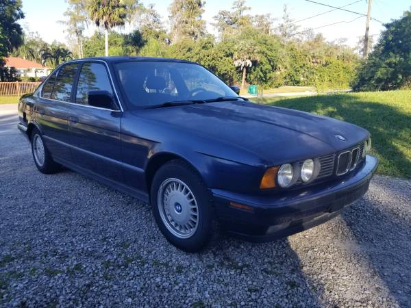 Almost a Classic! 1992 BMW 525i Super Low miles! - cars & trucks -... for sale in Naples, FL – photo 3