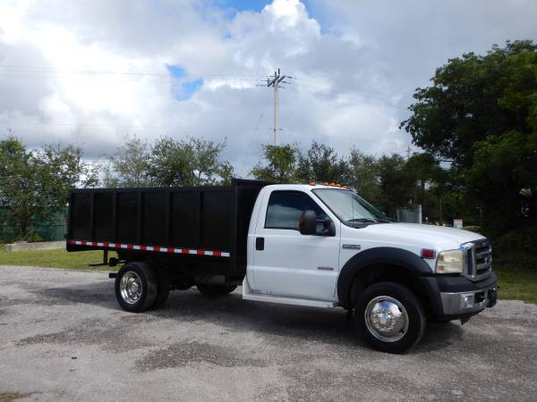 2007 Ford F450 Dump Truck 71k Low Miles Diesel 1 Owner FL Super Duty for sale in Royal Palm Beach, FL – photo 2