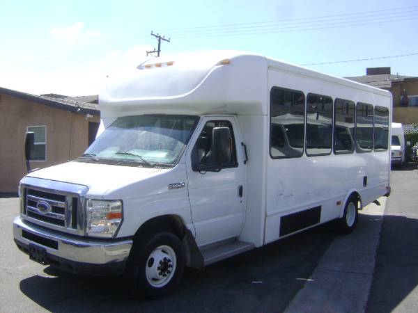 2013 Ford E450 Shuttle Bus Handicap Wheelchair Lift Van Cargo RV for sale in Corona, CA – photo 3