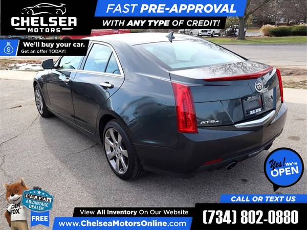 $232/mo - 2014 Cadillac ATS 2.0L Turbo Luxury AWD - Easy Financing!... for sale in Chelsea, MI – photo 4