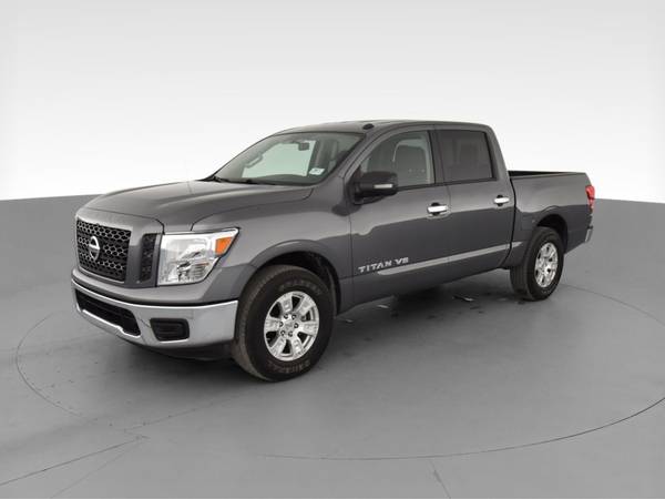 2019 Nissan Titan Crew Cab SV Pickup 4D 5 1/2 ft pickup Gray -... for sale in Bakersfield, CA – photo 3