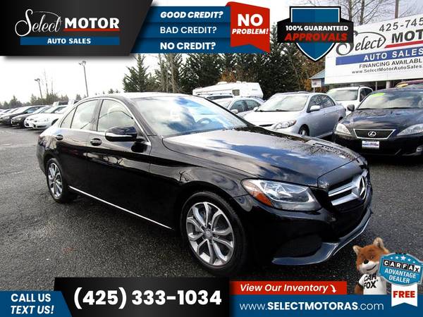 2015 Mercedes-Benz C-Class C 300Sedan FOR ONLY $400/mo! - cars &... for sale in Lynnwood, WA