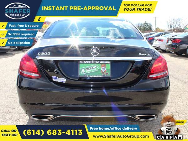 $325/mo - 2017 Mercedes-Benz C-CLASS C300 4MATIC - Easy Financing! -... for sale in Columbus, OH – photo 6