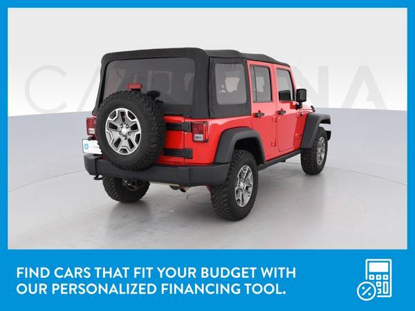2017 Jeep Wrangler Unlimited Rubicon Sport Utility 4D suv Red for sale in Bloomington, IN – photo 8