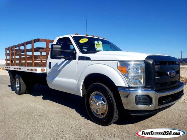 12 FORD F350 DUALLY - 12 STAKE BED - HD MAXON LIFT GATE 19k MILE for sale in Las Vegas, CA – photo 2