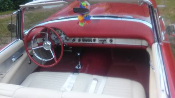 1957 Red Ford Thunderbird Convertible Body Off Resto EX CONDITION for sale in Marion, MA – photo 14