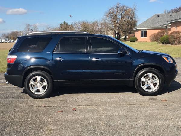 2008 GMC Acadia SLT 3rd Row Leather with only 139,000 miles $7450 -... for sale in Chesterfield Indiana, IN – photo 2