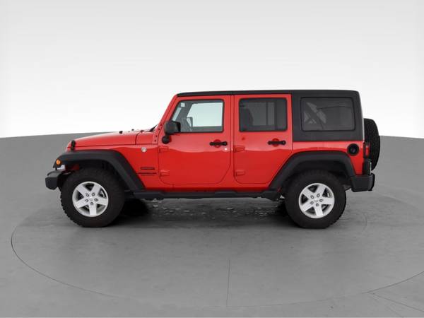 2017 Jeep Wrangler Unlimited Sport SUV 4D suv Red - FINANCE ONLINE -... for sale in Mesa, AZ – photo 5