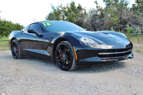 2014 CHEVROLET CORVETTE Z51 - 7 SPEED MANUAL - LOW MILES - BLK ON BLK! for sale in Liberty Hill, IL – photo 15