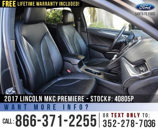 *** 2017 LINCOLN MKC PREMIERE *** Remote Start - Leather Seats... for sale in Alachua, GA – photo 19