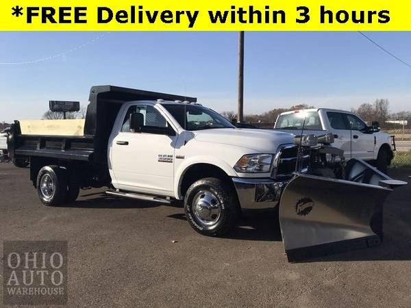 2017 Ram 3500 Chassis Cab Tradesman 4X4 Dump Bed Snow Plow 1-Own We... for sale in Canton, WV – photo 4