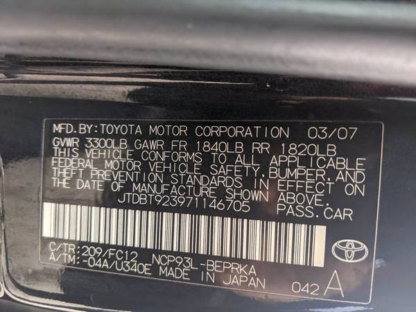 2007 Toyota Yaris SKU: 71146705 Sedan - - by dealer for sale in Corpus Christi, TX – photo 22