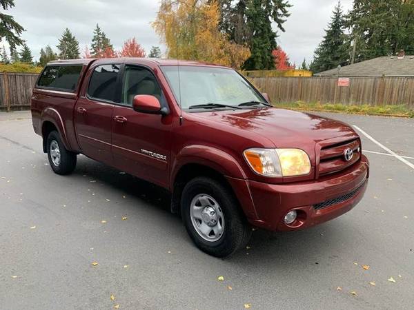 Burgundy 2006 Toyota Tundra Limited 4dr Double Cab 4WD SB Cruise Contr for sale in Lynnwood, WA – photo 7