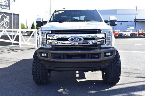2017 FORD F350 SUPER DUTY KING RANCH LIFTED DIESEL 4X4 LIFTED ON 40... for sale in Gresham, OR – photo 8
