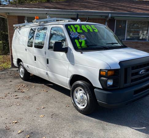 2012 Ford E-150 Cargo/Work Van with tool bins and Ladder Rack - cars... for sale in Chattanooga, TN – photo 5