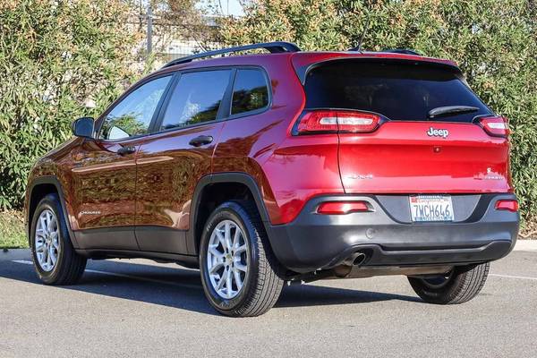 2017 Jeep Cherokee Sport suv Deep Cherry Red Crystal Pearlcoat for sale in Livermore, CA – photo 4