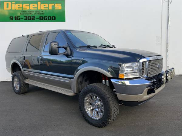 2000 Ford Excursion 4X4 Limited 6 8L V10 Triton Gas LOADED LIFTED for sale in Sacramento , CA – photo 2