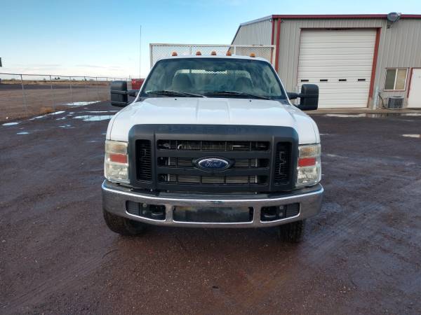 2008 Ford F-350 Crew Cab Flatbed Dump 56k Miles - cars & trucks - by... for sale in Filer, ID – photo 3