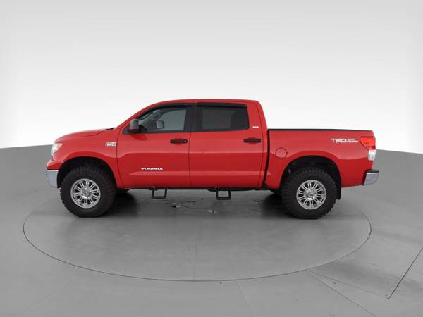 2012 Toyota Tundra CrewMax Pickup 4D 5 1/2 ft pickup Red - FINANCE -... for sale in Hobart, IL – photo 5