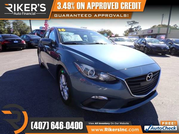 $153/mo - 2016 Mazda Mazda3 i Sport - 100 Approved! - cars & trucks... for sale in Kissimmee, FL – photo 6