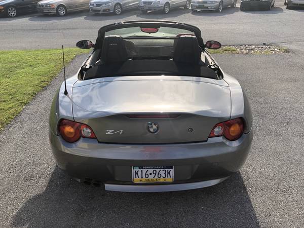 2003 BMW Z4 Automatic Grey over Red Leather Excellent Condition for sale in Palmyra, PA – photo 7
