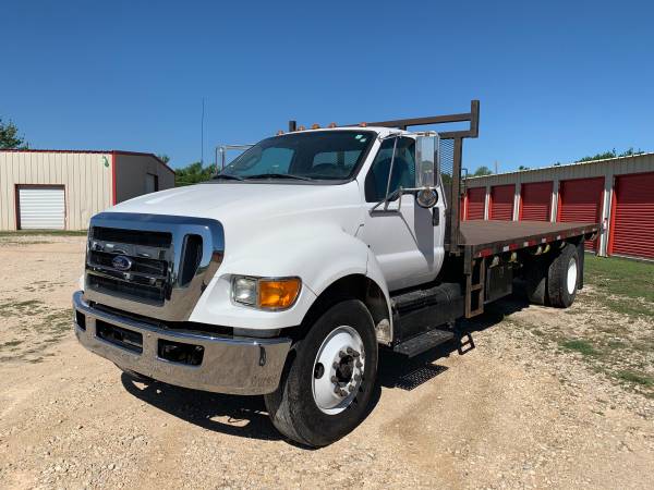 2015 Ford F650 20ft Flatbed Dump Truck - 146k Miles for sale in Hutto, TX – photo 2