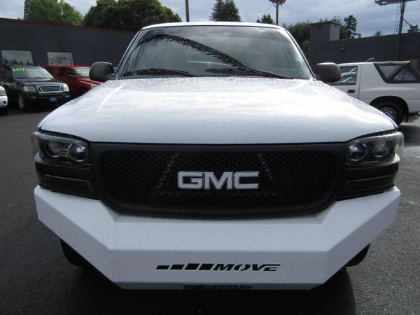 2002 GMC Sierra 1500 Reg Cab 4x4 WHITE Lifted Bumpers WOW ! for sale in Milwaukie, OR – photo 4