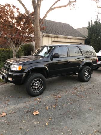 2000 4Runner SR5 - black, lifted, rims, pioneer stereo - cars &... for sale in Alameda, CA – photo 3
