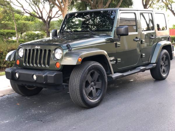 2007 JEEP WRANGLER SAHARA UNLIMITED, ONLY $1500 DOWN!!! for sale in Hollywood, FL