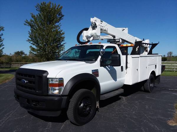 42' Altec 2008 Ford F550 Diesel Bucket Boom Lift Work Truck Nice! for sale in Gilberts, IL