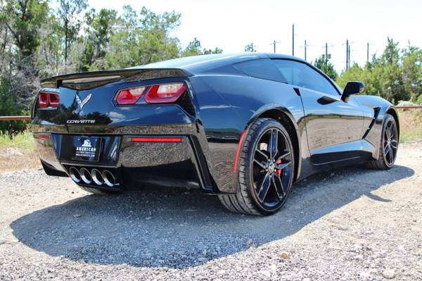 2014 CHEVROLET CORVETTE Z51 - 7 SPEED MANUAL - LOW MILES - BLK ON BLK! for sale in Liberty Hill, IL – photo 9