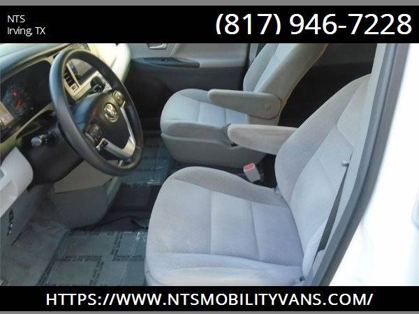 2017 TOYOTA SIENNA MOBILITY HANDICAPPED WHEELCHAIR POWER RAMP VAN for sale in irving, TX – photo 14