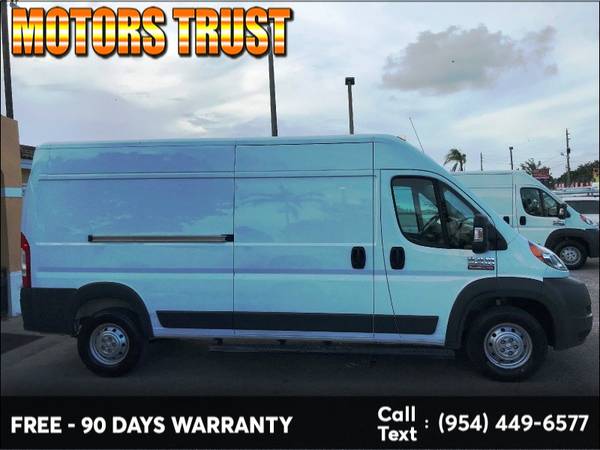 2017 Ram ProMaster Cargo Van 2500 High Roof 159" WB BAD CREDIT NO... for sale in Miami, FL – photo 8