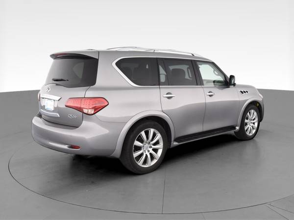 2012 INFINITI QX QX56 Sport Utility 4D suv Silver - FINANCE ONLINE -... for sale in Washington, District Of Columbia – photo 11