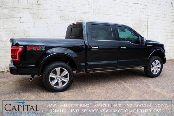 Beautiful 2016 Ford F-150 Platinum 4x4 w/2-Tone Interior, Panoramic for sale in Eau Claire, IA – photo 10