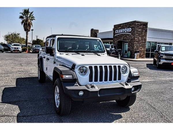 2020 Jeep Gladiator Sport S pickup Bright White Clearcoat - cars &... for sale in El Paso, TX – photo 2