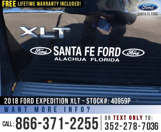 2018 FORD EXPEDITION XLT Running Boards - Leather - Homelink for sale in Alachua, FL – photo 9