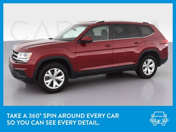2019 VW Volkswagen Atlas S 4Motion Sport Utility 4D suv Red for sale in Fort Myers, FL – photo 3