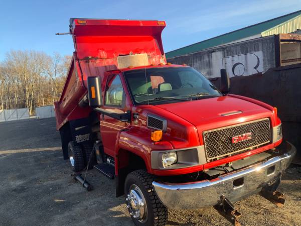 Gmc 5500 dump 4x4 diesel plow - cars & trucks - by owner - vehicle... for sale in Prospect, CT – photo 7