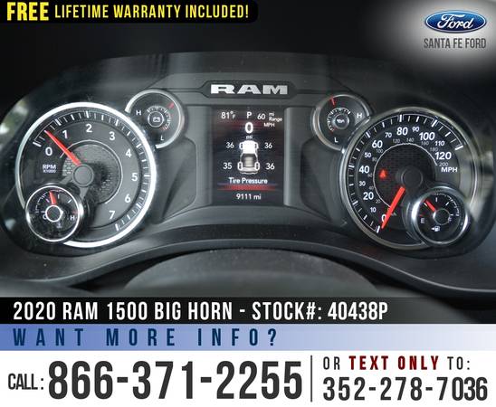 2020 Ram 1500 Big Horn 4WD *** Cruise Control, Homelink, Camera ***... for sale in Alachua, FL – photo 11
