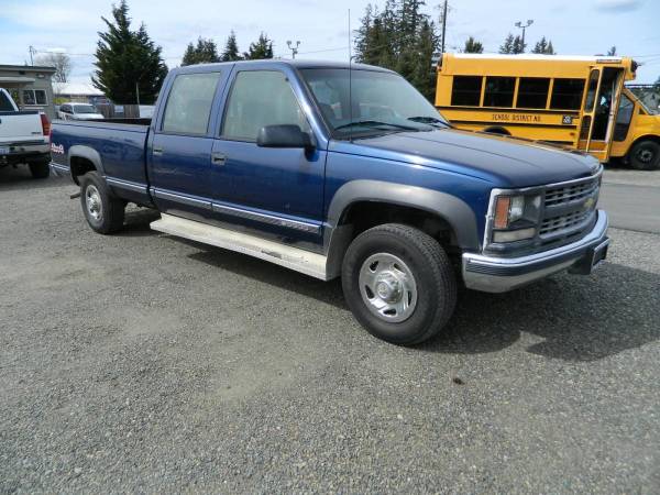 2000 Chevrolet Chevy 3500 Pickup Crew Cab Long Bed 4/4 - EXTRA for sale in Yelm, WA – photo 2