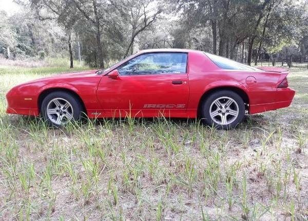💋 ☎1988 CAMARO IROC Z28-G92 PACKAGE /5 SPEED MANUAL & HARDTOP (RARE)... for sale in DUNNELLON, FL – photo 4