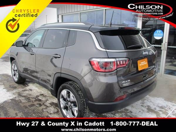 2018 Jeep Compass Limited suv Gray - - by dealer for sale in Cadott, WI – photo 3