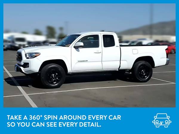 2018 Toyota Tacoma Access Cab SR5 Pickup 4D 6 ft pickup White for sale in Baltimore, MD – photo 2