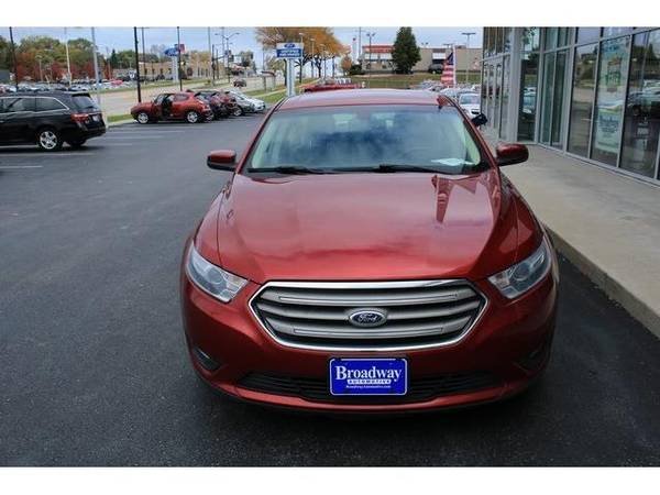 2014 Ford Taurus sedan SEL - Ford Ruby Red Metallic Tinted - cars &... for sale in Green Bay, WI – photo 9