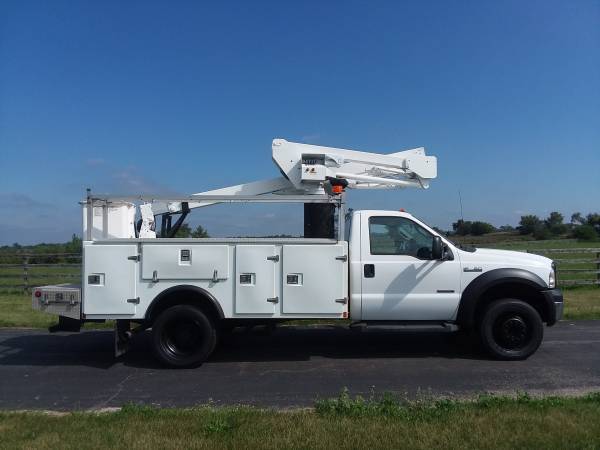 42' 2006 Ford F550 Diesel Versalift Bucket Boom Lift Service Truck for sale in Hampshire, IA – photo 14