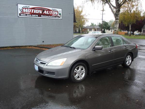 2006 HONDA ACCORD EX-L 4-DOOR 4-CYL AUTO MOON ALLOYS 3-OWNER NICE !! for sale in LONGVIEW WA 98632, OR – photo 2