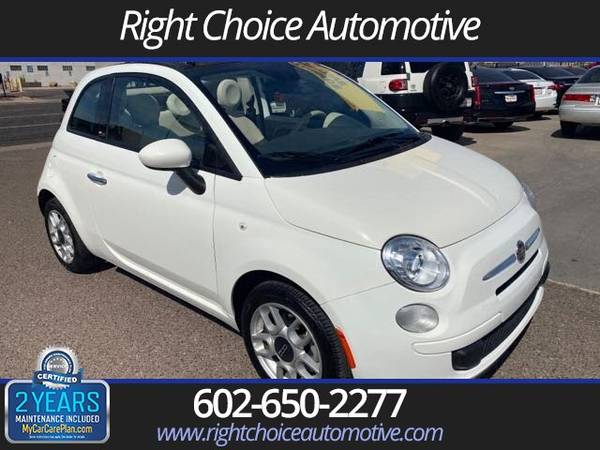 2015 Fiat 500C Convertible, auto, 2 OWNER CARFAX CERTIFIED WELL MAIN... for sale in Phoenix, AZ – photo 2