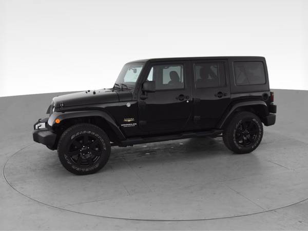 2014 Jeep Wrangler Unlimited Sahara Sport Utility 4D suv Black - -... for sale in Jacksonville, NC – photo 4